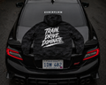 Train. Drive. Dominate. Heavyweight Hoodie